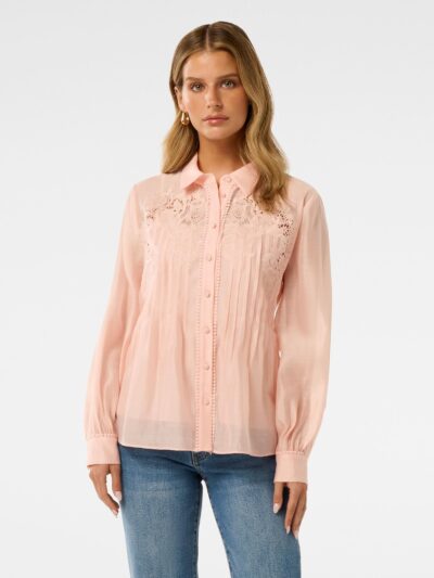 Azura Petite Embroidered Shirt