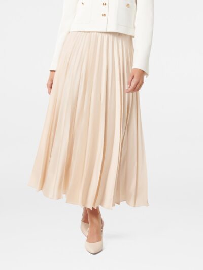Delphine Pleated Maxi Skirt