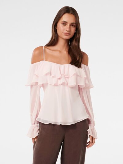 Eloise Ruffle Bardot Top
