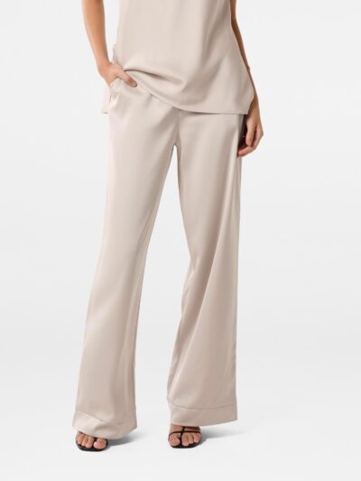Emila Satin Wide Leg Pant