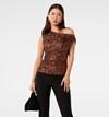 Kaylene Sequin Shoulder Top