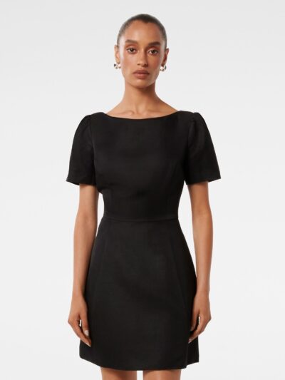 Simone Petite Bow Back Mini Dr