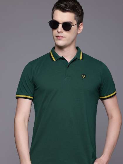 Allen Solly Men Polo Collar Contrast Tipped Tshirt