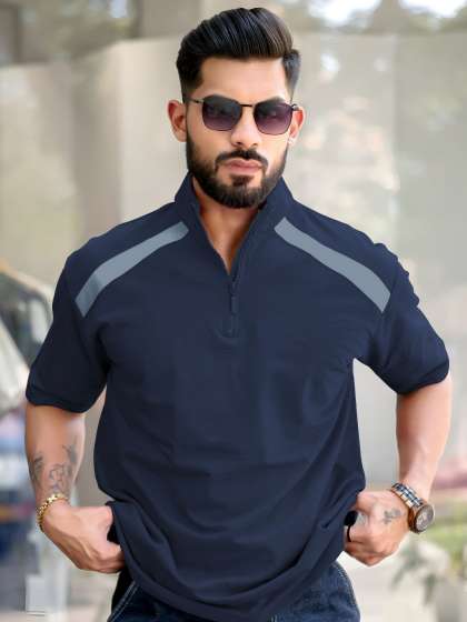 Maniac Men Polo Collar Pockets Tshirt