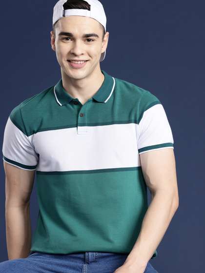 Mast  Harbour Men Colourblocked Polo Collar Tshirt