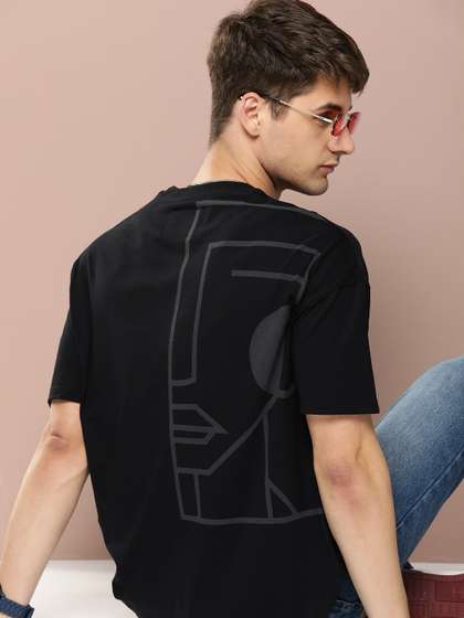 Stormborn Men Printed Oversized DropShoulder Pure